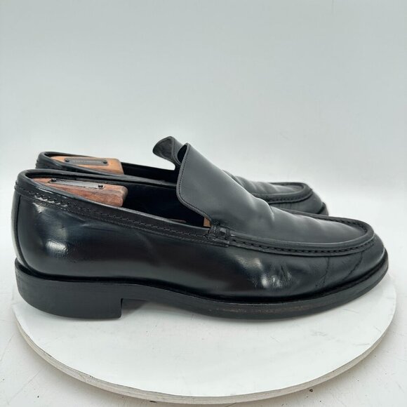 Gucci Men Size UK 8.5D US 9 Black Leather Pull On Penny Loafer Dress Shoes - Picture 4 of 12
